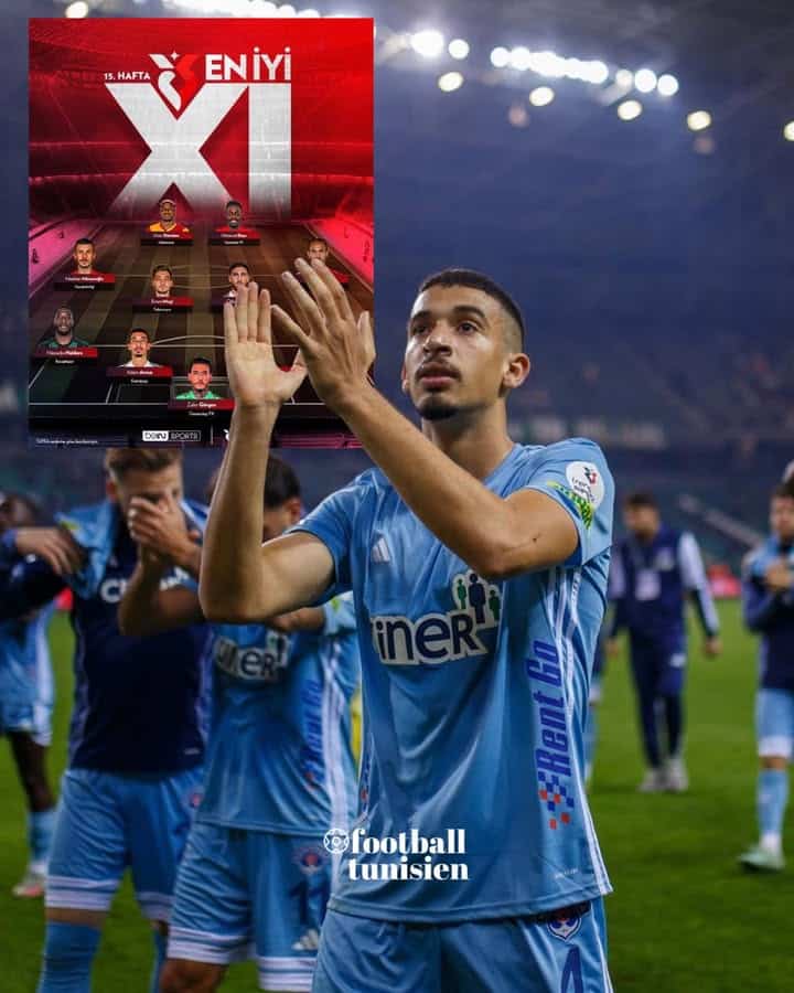 Adam Arous dans l’équipe type de la semaine en Turquie