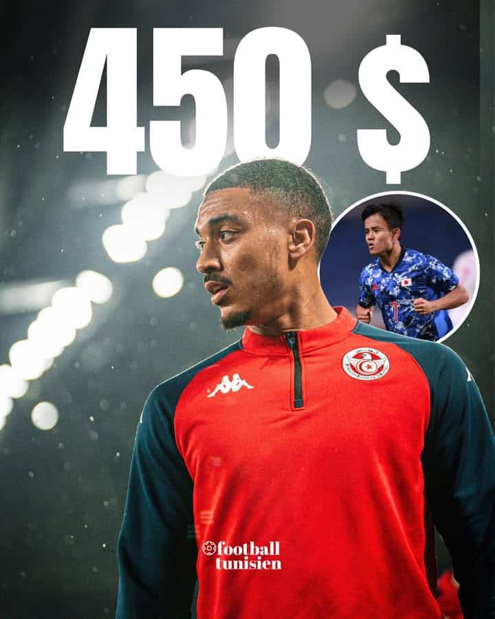 Prix des billets pour le match Tunisie-Japon : 450 dollars