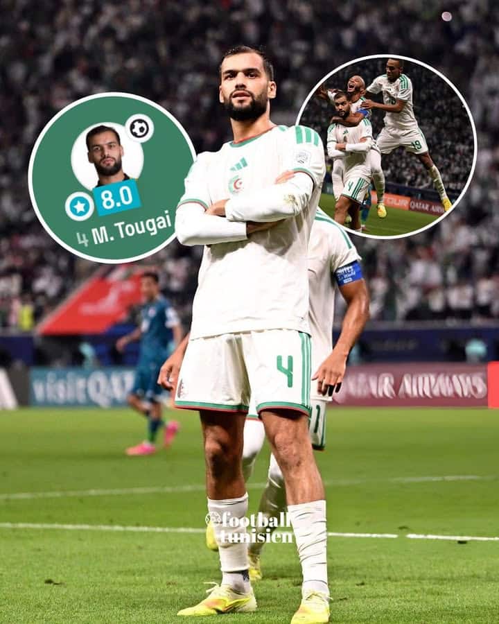 Mohamed Amine Tougai brille avec l’Algérie contre l’Irak