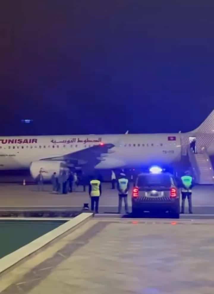 Le sélection tunisienne arrive à Rabat