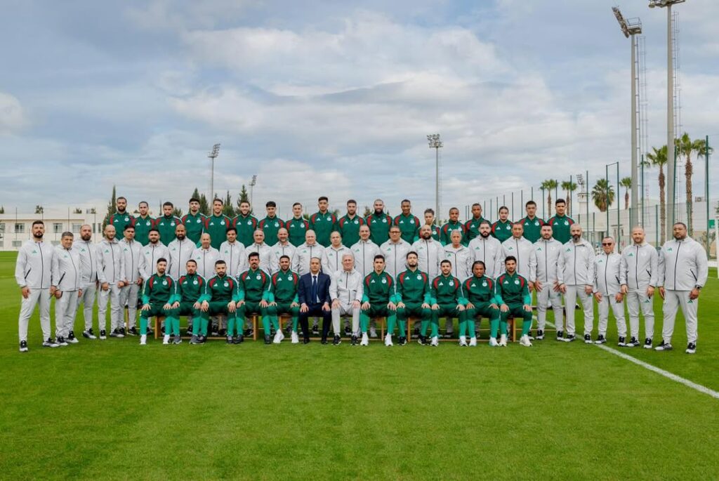 L&rsquo;équipe algérienne dévoile sa photo officielle pour la CAN 2025