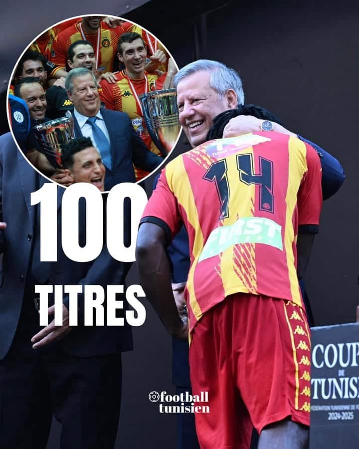 Hamdi Meddeb remporte son 100e titre avec le Club Africain