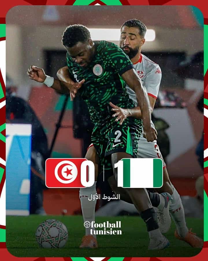 Fin de la première mi-temps