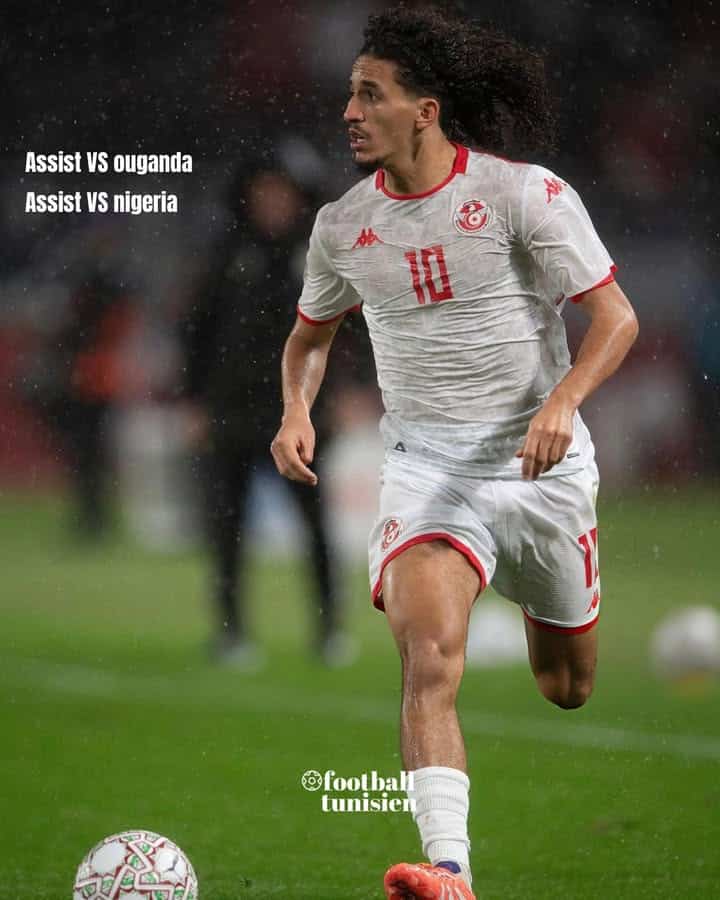 Hannibal, premier Tunisien avec deux passes décisives en AFCON