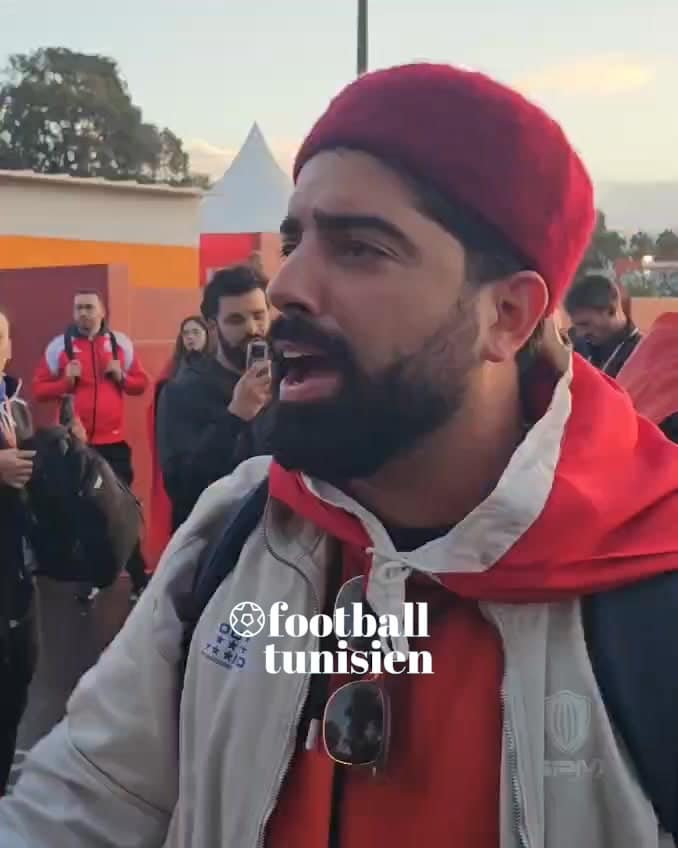 Les supporters tunisiens enflammés au Maroc
