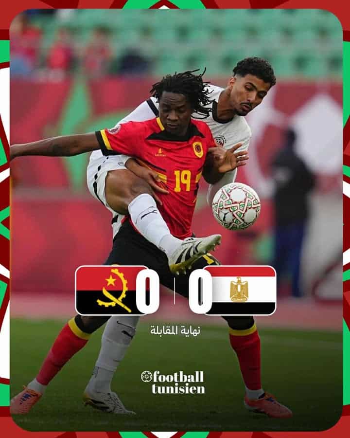 L&rsquo;Égypte en tête du groupe après le match nul contre l&rsquo;Angola