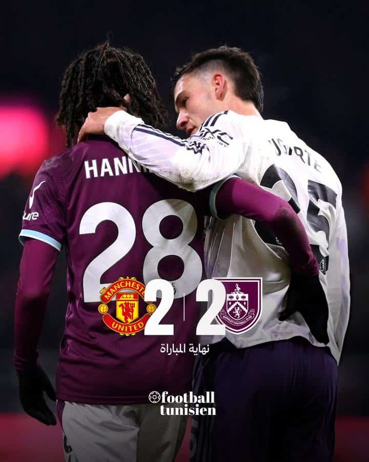 Match nul entre Burnley et Manchester United