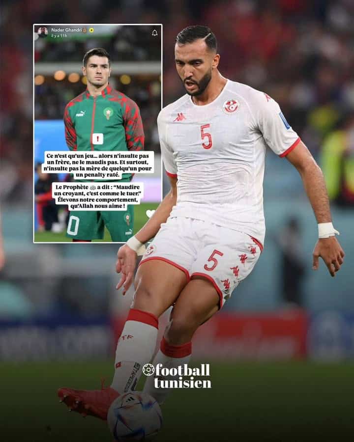 Nader Al-Ghandri soutient Ibrahim Diaz sur les réseaux