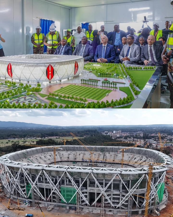 Infantino suit les travaux du stade Talanta en Kenya