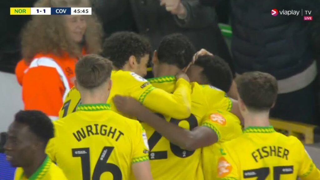 Vool Ben Slimane marque contre Coventry City