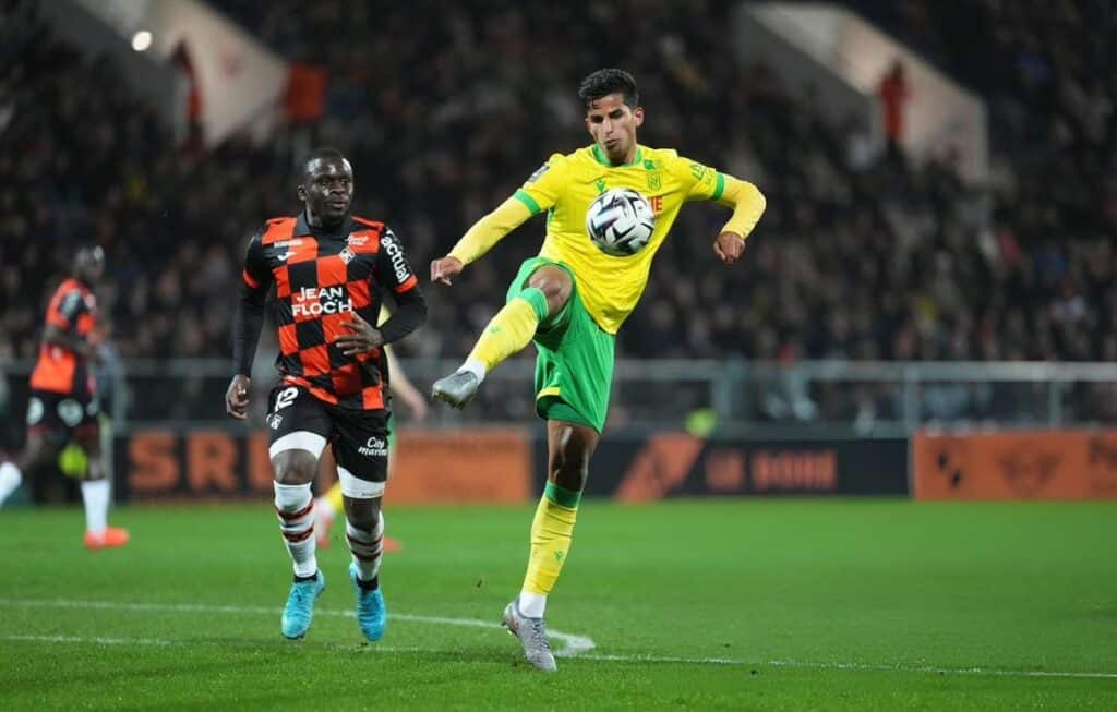 Ali Youssef joue son premier match avec Nantes