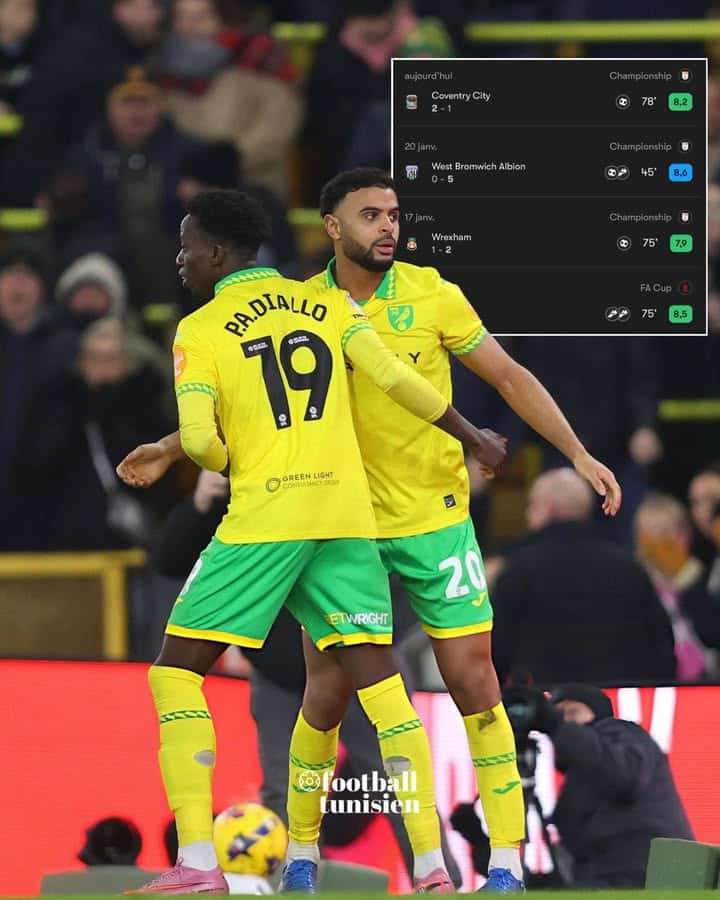 Anis Ben Slimane brille avec Norwich City