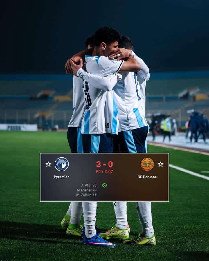 Pyramids FC s&rsquo;impose face à Renaissance Berkane