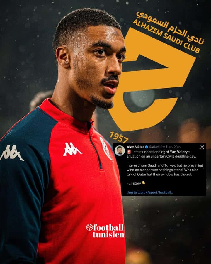 Intérêt du club Al Hazm pour Yan Valery