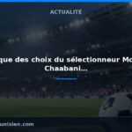 Critique des choix du sélectionneur Mouine Chaabani après le match nul face à l'Ouganda