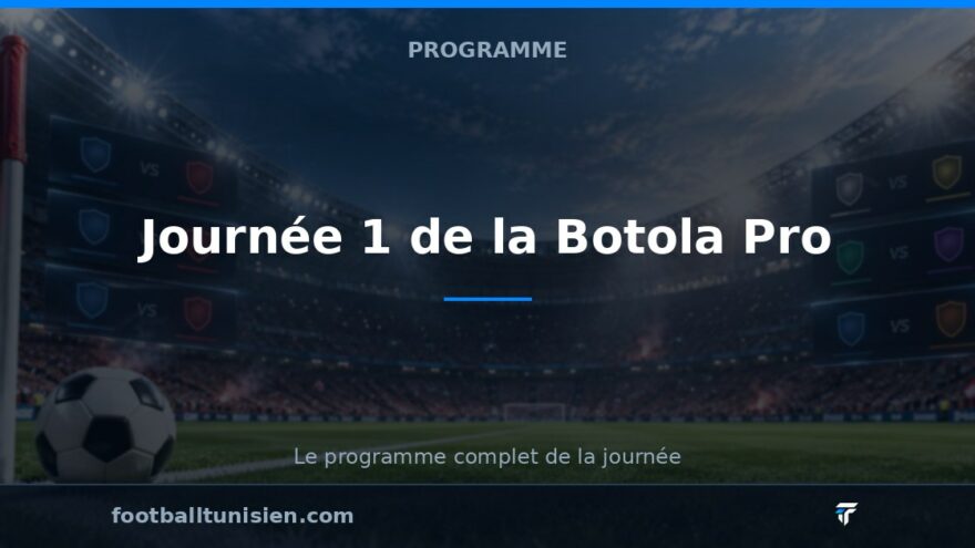 Journée 1 de la Botola Pro : des affrontements serrés en perspective