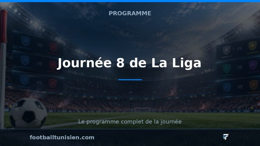 Journée 8 de La Liga : Des affiches prometteuses à venir