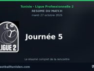 Ligue Professionnelle 2 – Journée 5