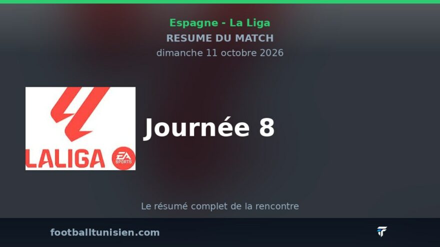La Liga - Journée 8