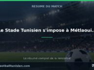 Le Stade Tunisien s&rsquo;impose à Métlaoui avec un score de 2-1