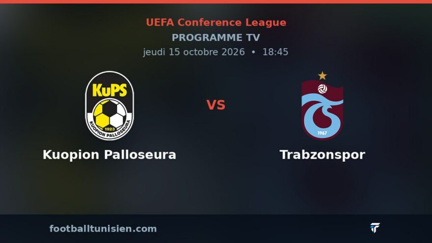 Kuopion Palloseura - Trabzonspor : sur quelle chaîne voir le match ?